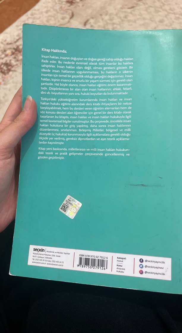 İnsan hakları hukukuna giriş prof dr halil kalabalık - Görsel 3