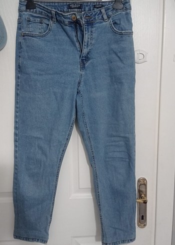LC Waikiki LCW Jeans Kadın Gri Bol Kesim Denim Pantolon