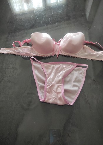 Pembe Nakışlı Bohem Tarz Sütyen 75B - Görsel 2