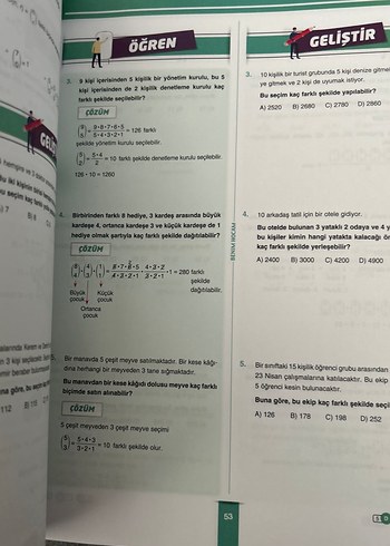 Benim Hocam Taktiklerle Permütasyon Kitabı