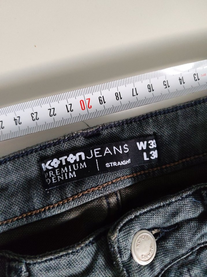 Gri Rahat Kesim Erkek Denim Pantolon - Görsel 5