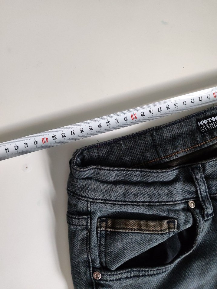 Gri Rahat Kesim Erkek Denim Pantolon - Görsel 4