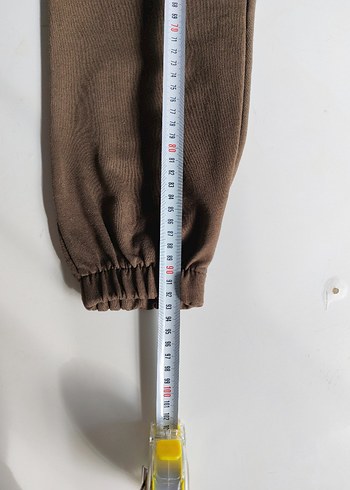 Erkek Kahverengi Bol Kesim Eşofman Altı - Görsel 6