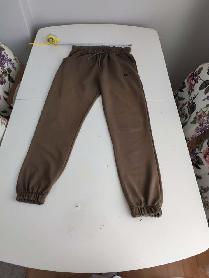 Erkek Kahverengi Bol Kesim Eşofman Altı - Görsel 3