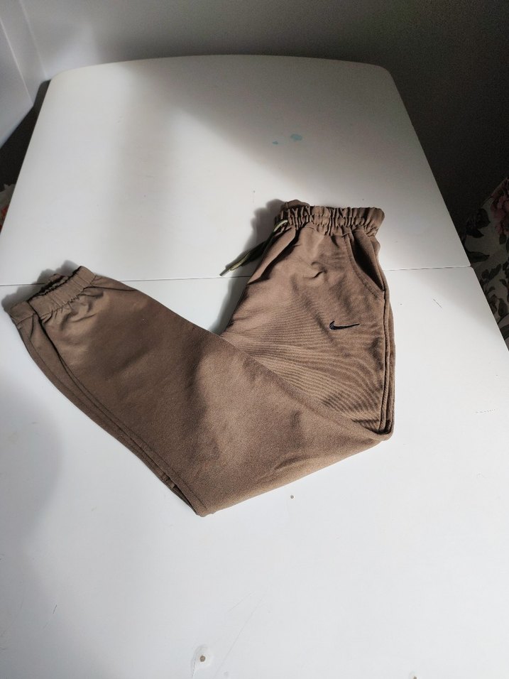 Erkek Kahverengi Bol Kesim Eşofman Altı - Görsel 4