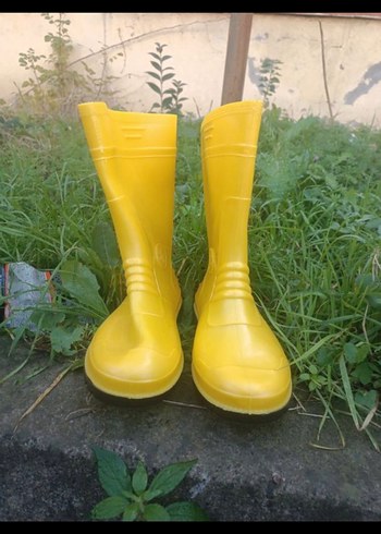 Erkek Sarı Diz Boyu Lastik Çizme - Görsel 6