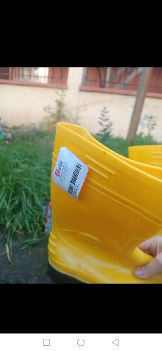 Erkek Sarı Diz Boyu Lastik Çizme - Görsel 4