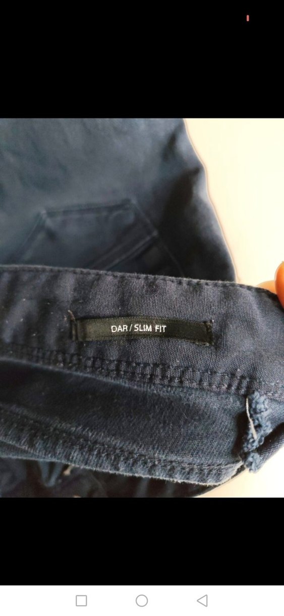 Lacivert Düğmeli Erkek - Görsel 5