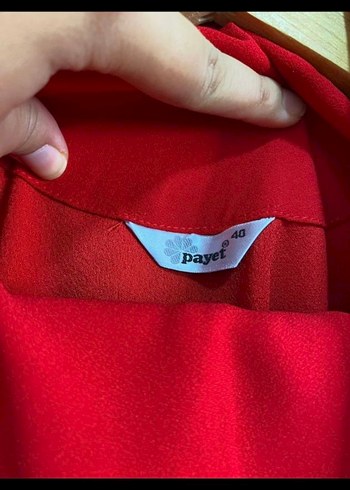 Kırmızı Uzun Kadın ikili tk - Görsel 4