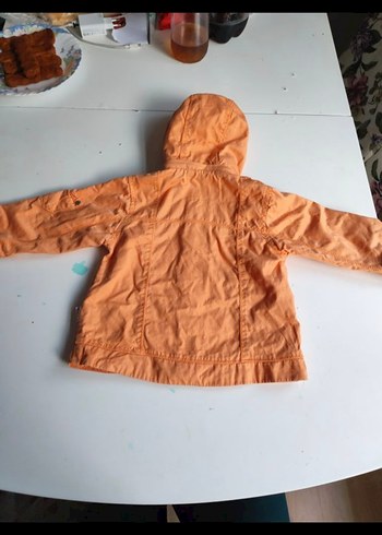 Parlak Turuncu Kapüşonlu Çocuk Takımı - Görsel 7