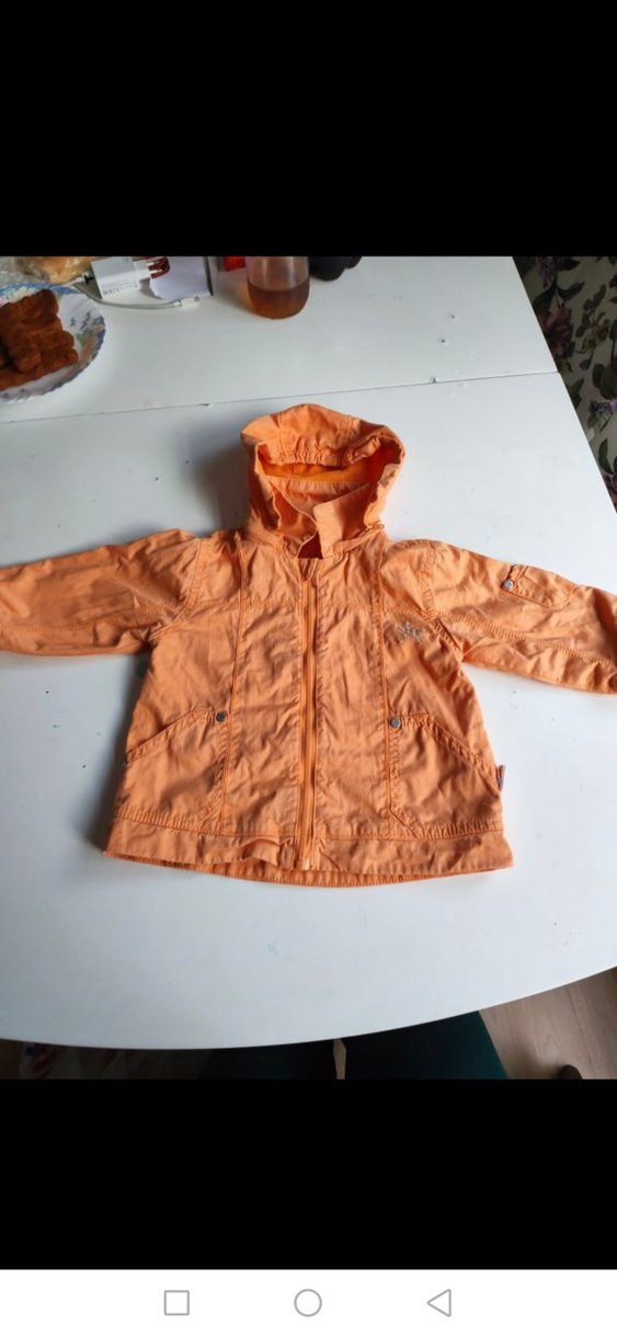 Parlak Turuncu Kapüşonlu Çocuk Takımı - Görsel 3