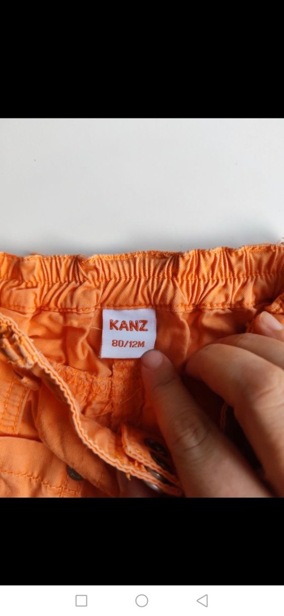 Parlak Turuncu Kapüşonlu Çocuk Takımı - Görsel 2