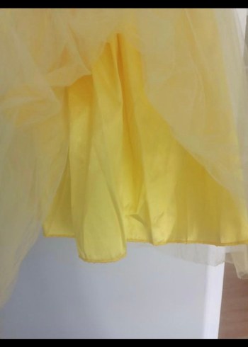 Sarı Fırfırlı Kız Çocuk Etek - Görsel 3