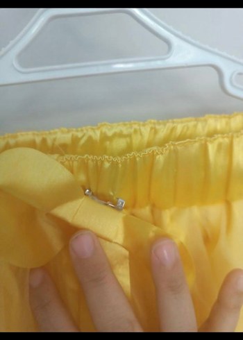 Sarı Fırfırlı Kız Çocuk Etek - Görsel 2