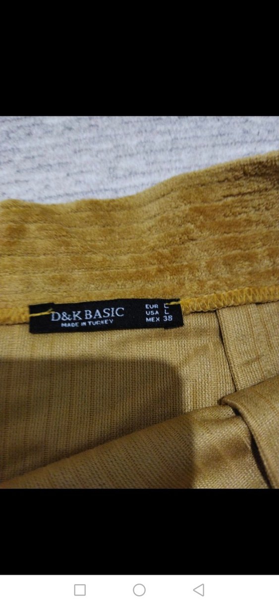 Kadın Bej Süet Pilili Midi Etek - Görsel 3