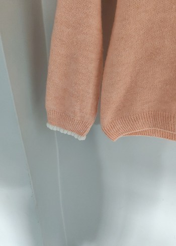 Bohem Tarz Pastel Renkli Örgü lkız çocuk Kazak - Görsel 4