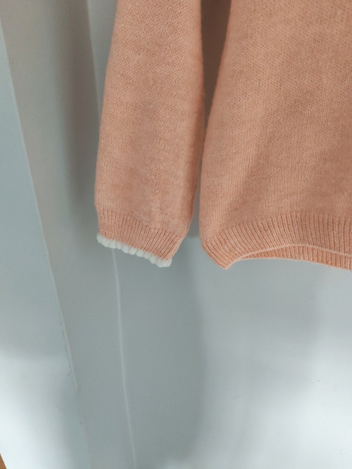 Bohem Tarz Pastel Renkli Örgü lkız çocuk Kazak - Görsel 4