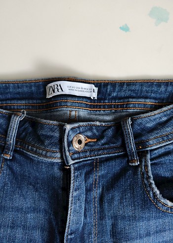Günlük Mavi Denim Kadın Pantolon - Görsel 2