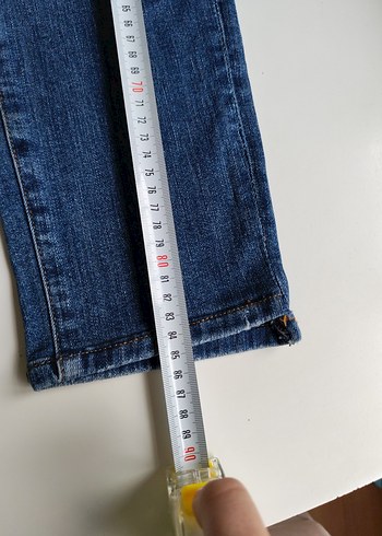 Günlük Mavi Denim Kadın Pantolon - Görsel 5
