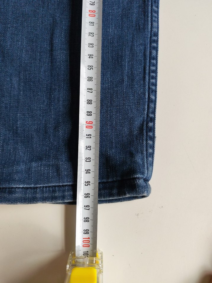 Günlük Kullanım için Kadın Mavi Denim Pantolon - Görsel 4