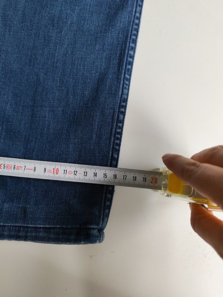 Günlük Kullanım için Kadın Mavi Denim Pantolon - Görsel 3