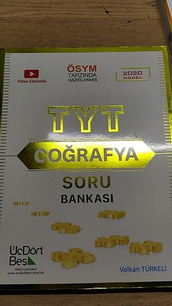 Tyt Coğrafya 345 ÜçDörtBeş Yayınları Soru Bankası 