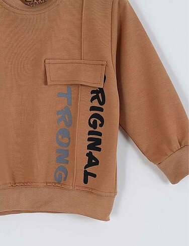 Diğer CEP BASKILI ERKEK SWEATSHIRT