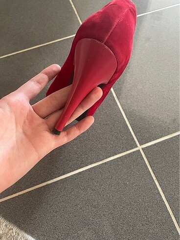 36 Beden kırmızı Renk Kırmızı Stiletto
