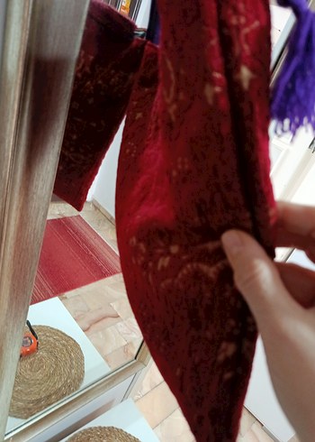 Bordo  Bohem Kadın Çanta - Görsel 4