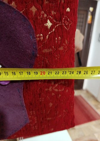 Bordo  Bohem Kadın Çanta - Görsel 6