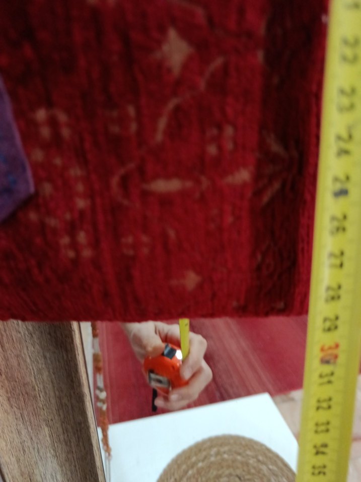 Bordo  Bohem Kadın Çanta - Görsel 5