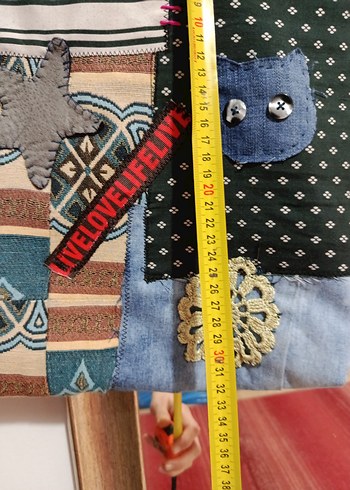 sokak stili Çok Renkli Bohem Kadın Çanta - Görsel 4