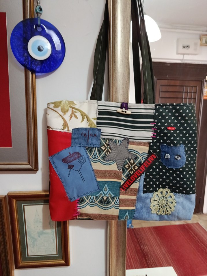 sokak stili Çok Renkli Bohem Kadın Çanta - Görsel 2