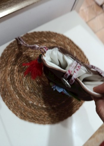 Püsküllü  Bohem Kadın Çapraz Çanta - Görsel 2