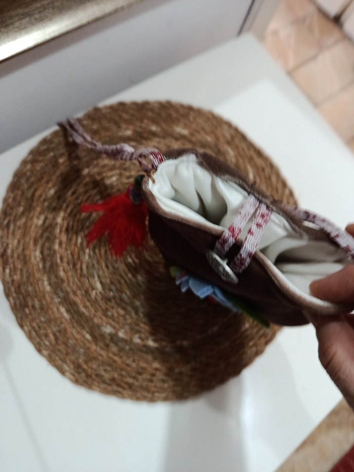 Püsküllü  Bohem Kadın Çapraz Çanta - Görsel 2