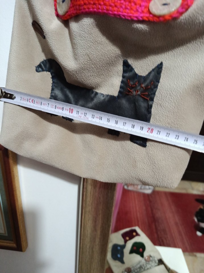 Bohem Tarzı Kadın kadife Omuz Çantası - Görsel 5