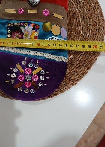 Renkli İşlemeli  Çanta - Görsel 5