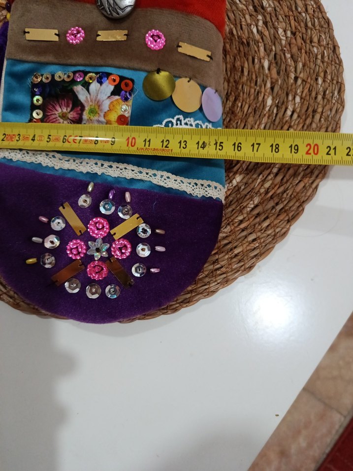 Renkli İşlemeli  Çanta - Görsel 5