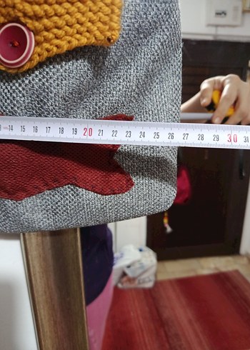 Bohem Örgü detaylı Kadın Çanta - Görsel 5