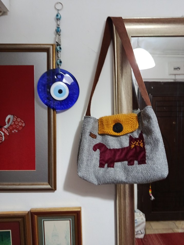 kedili çanta - Görsel 5