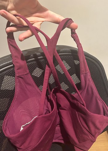 Oysho sporcu sütyeni bordo - Görsel 2