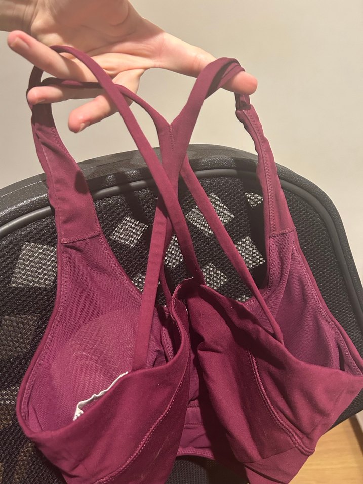 Oysho sporcu sütyeni bordo - Görsel 2