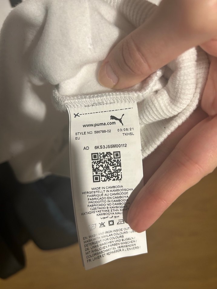 Beyaz Puma Kadın  Sweatshirt - Görsel 5