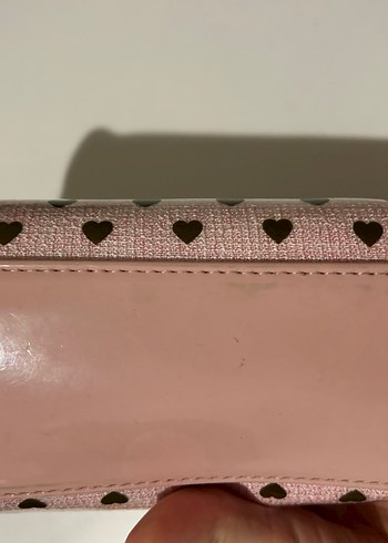 Fermuarlı Pembe Kadın Makyaj Çantası - Görsel 5