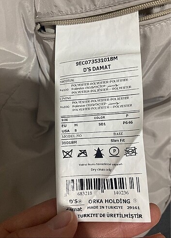 Orijinal D?S Damat erkek kışlık mont - Görsel 4