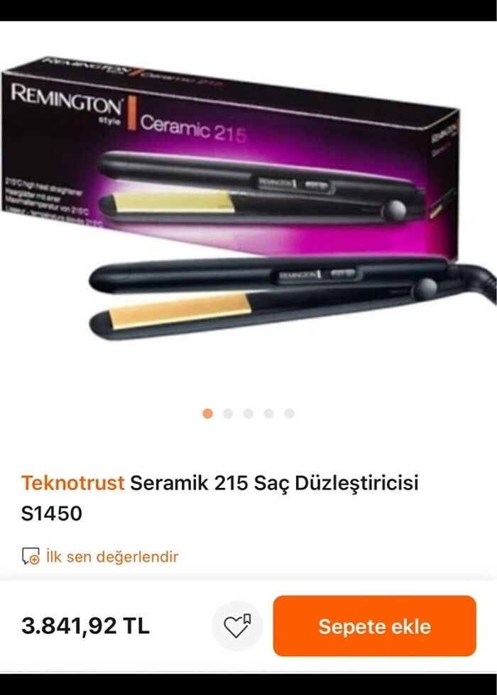 Remington saç düzleştirici - Görsel 4