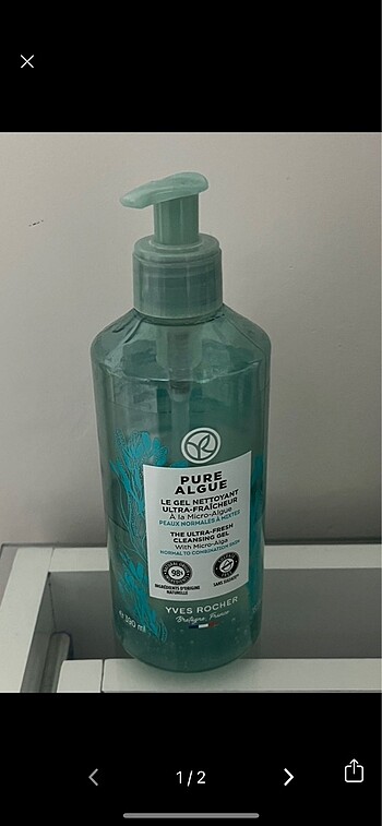 Yves rocher pure algue yıkama jeli