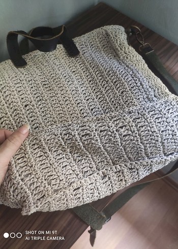 Örgü Bohem Tarzı Günlük Kadın Çantası - Görsel 5