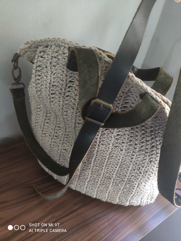 Örgü Bohem Tarzı Günlük Kadın Çantası - Görsel 3