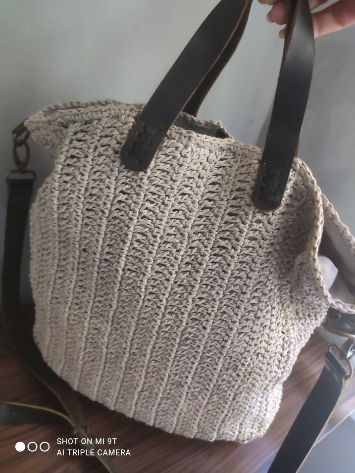 Örgü Bohem Tarzı Günlük Kadın Çantası - Görsel 2